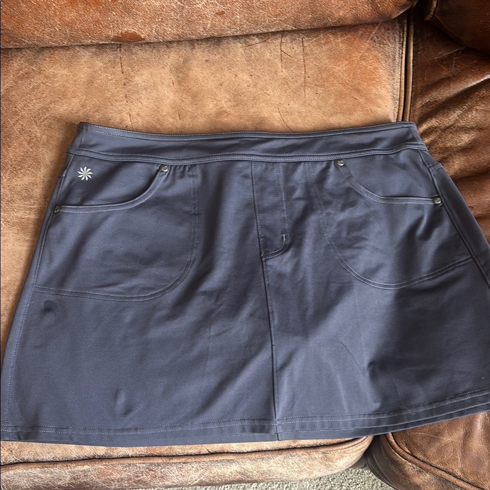 Athleta Charcoal Skort with Pockets